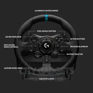 Logitech G923 Racing Wheel and Pedals, TRUEFORCE for Ps5