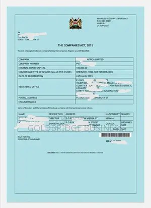 Removal/Addition of Company Director
