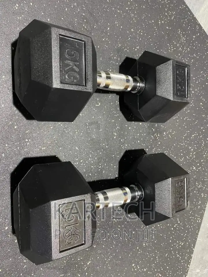 2-15kg Hexagon Dumbells