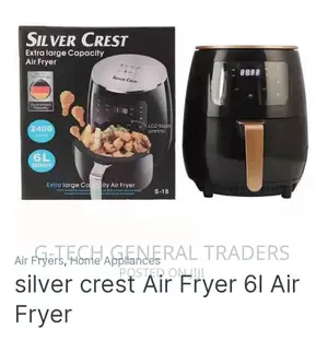 Air Fryer!Silvercrest 6l Oilless Nonstick Digital Air Fryer