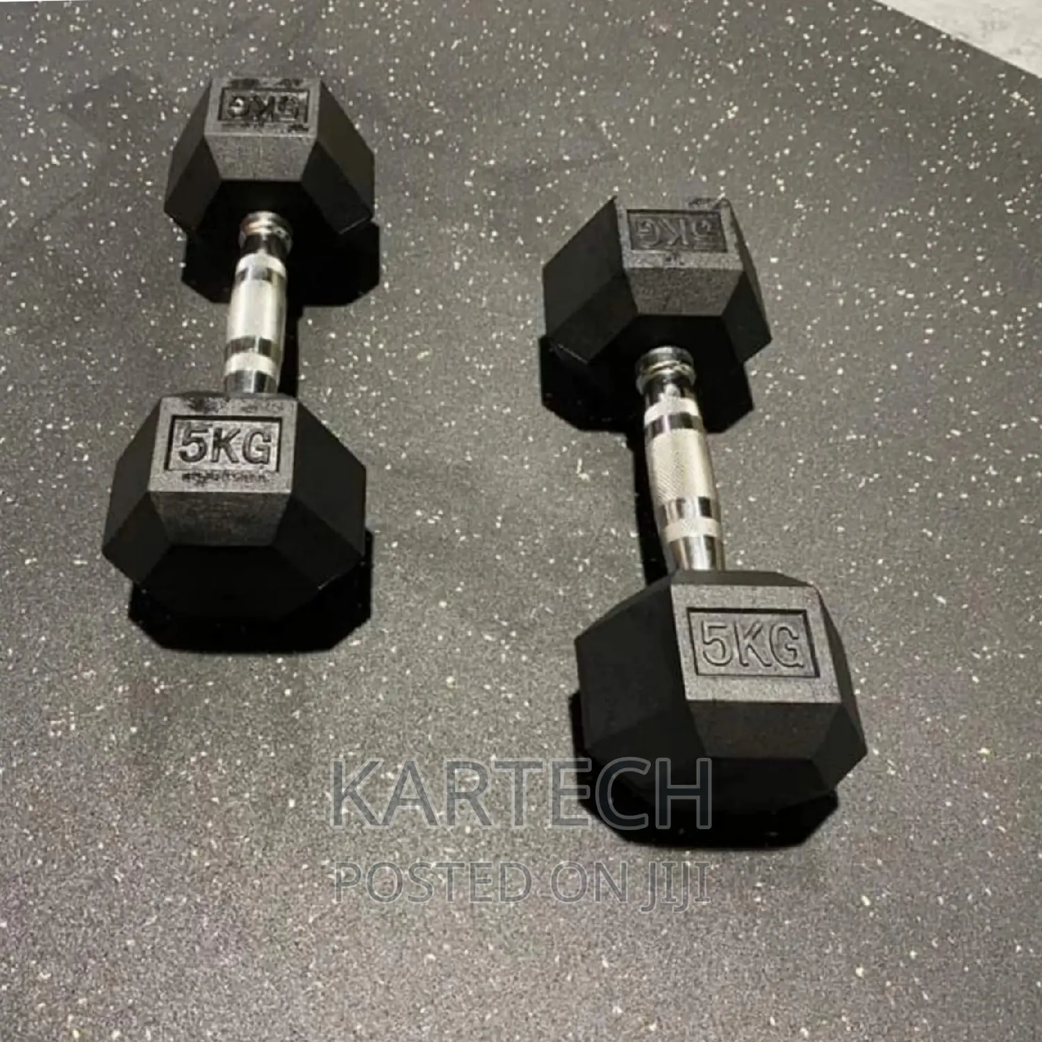 5kg Hexagonal Dumbbell - Pair