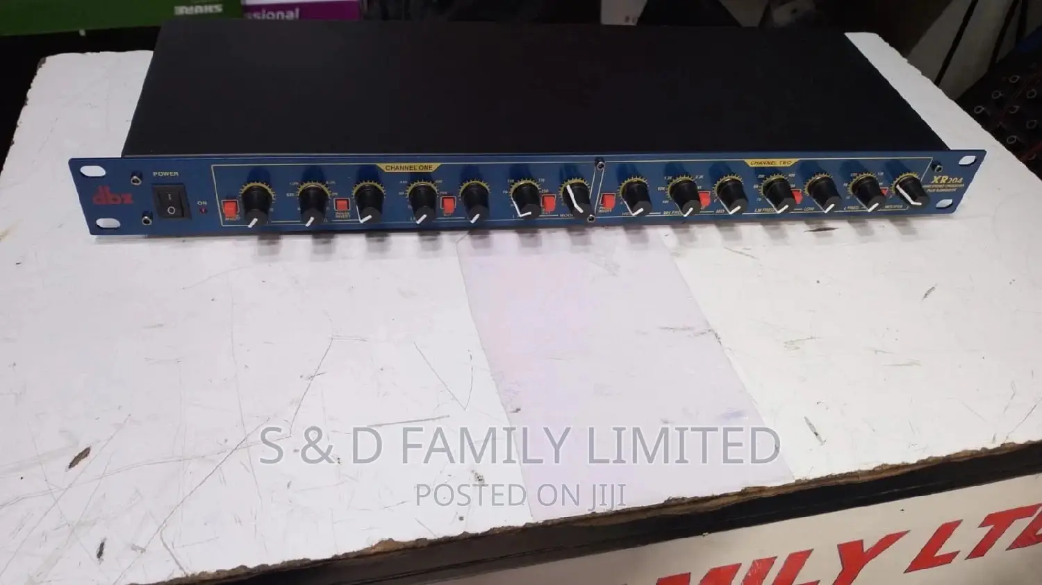 DBX XR204 4 Way Stereo Crossover Plus Subwoofer