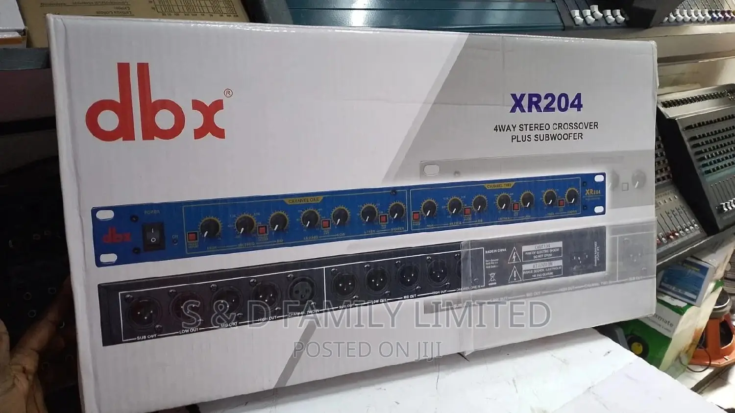 DBX XR204 4 Way Stereo Crossover Plus Subwoofer