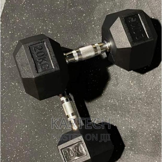 20kg Hexagon Dumbell -Pair