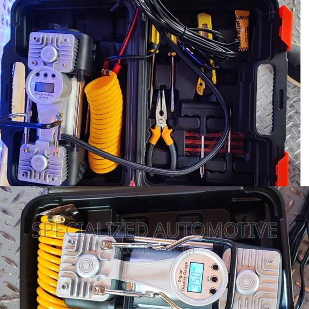 Digital Double Cylinder Portable Aircompressor Tyre Inflator - main view