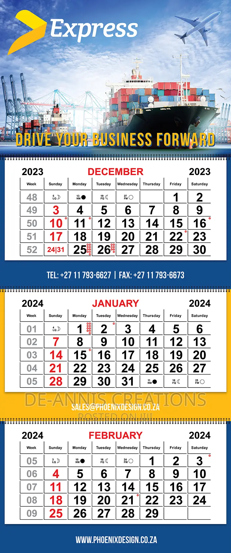 Shipping Calendar
