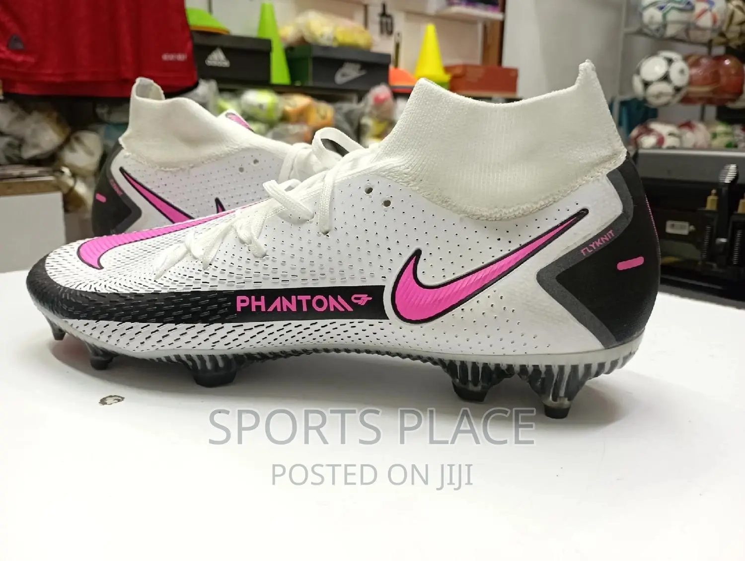 Nike Pink-White Phantom Football Boots