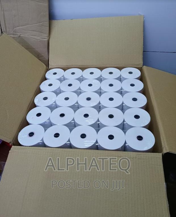 New Box 50pcs Rolls 80x80mm Thermal Paper, Receipt Rolls - main view