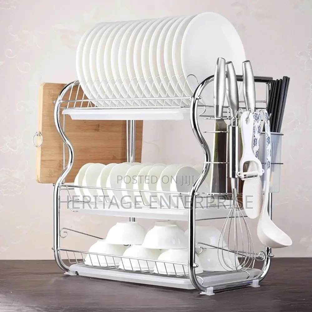 Dish Drainer,Dish Drainer Drying Rack 3 Tier.
