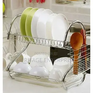 Dish Rack Kitchen Utensils Organizer.