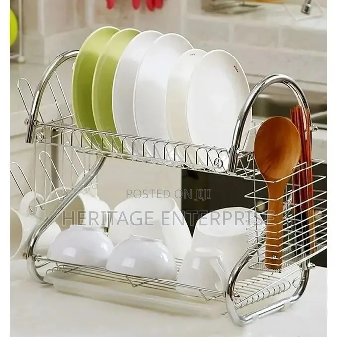 Dish Rack Kitchen Utensils Organizer.