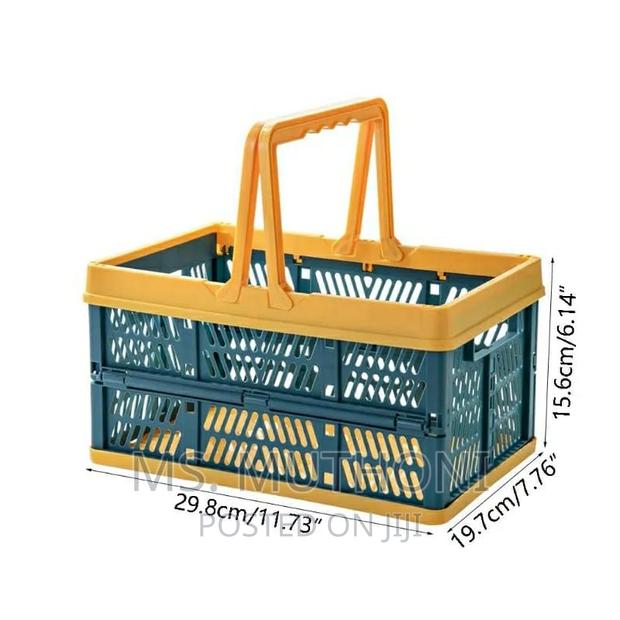 Storage /Shopping Basket With Handle Material:Mesh Plastic - thumbnail 2