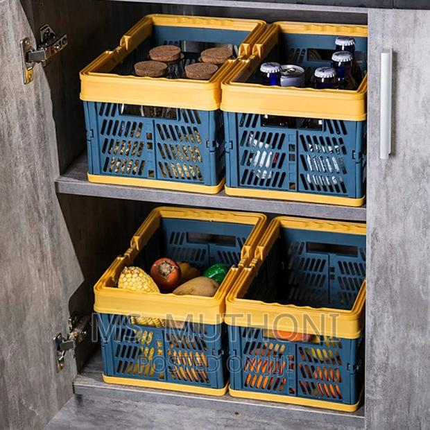 Storage /Shopping Basket With Handle Material:Mesh Plastic