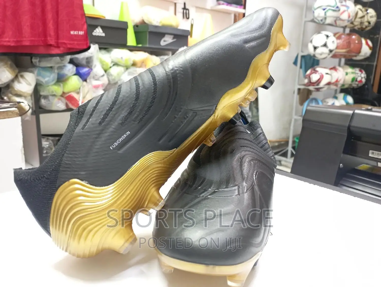 Adidas Copa Sense+ Black and Gold Football Boots