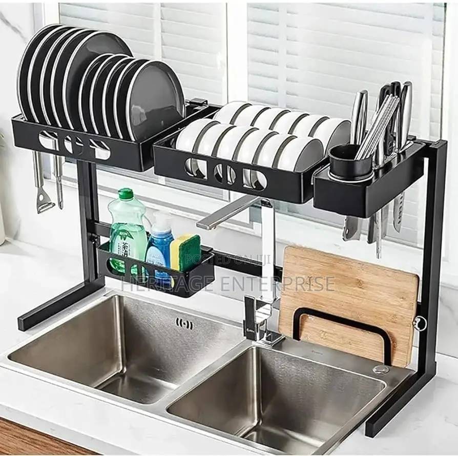 Dish Drainer , Over the Sink Dish Rack