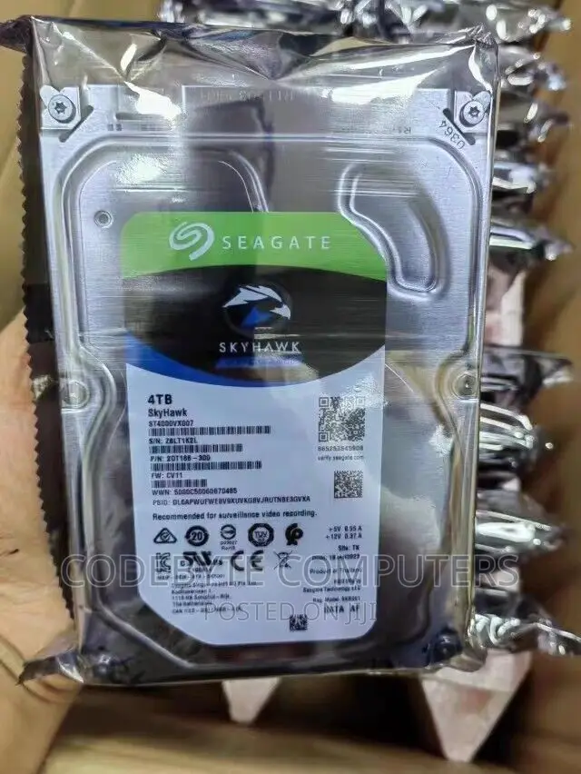 Seagate Skyhawk Hard Drive 4tb Surveillance - St4000vx016