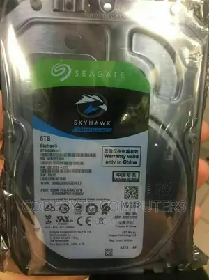 Seagate Skyhawk Hard Drive 6tb Surveillance - St6000vx009