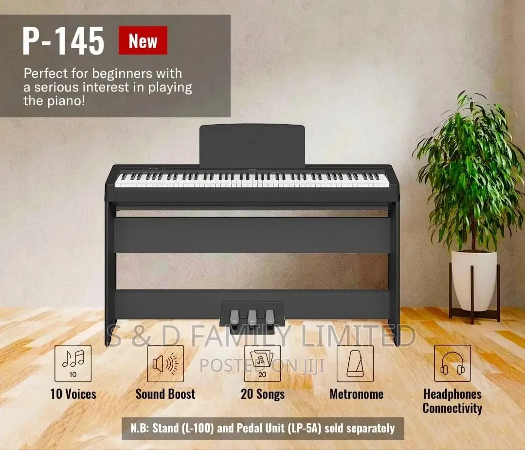 Yamaha P-125ab 88-Key Weighted Action Digital Piano