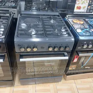 Bj's Standing Oven Cooker Grey 3+1 60*60 Electric Oven