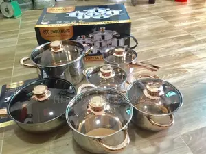 Cookware, Engelberg Stainless Steel ,12pcs Cookware Set.