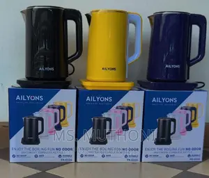 Ailyons Kettle 1.8ltrs Yellow ,Navy Blue,Black, White