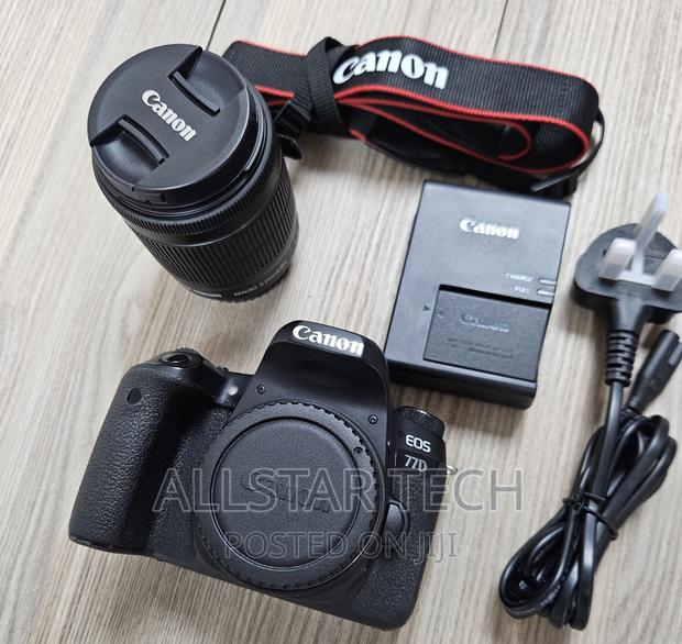 Canon EOS 77D DSLR Camera With 18-55mm STM - main view