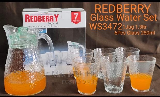 Redberry 7pcs Glass Water Set - main view