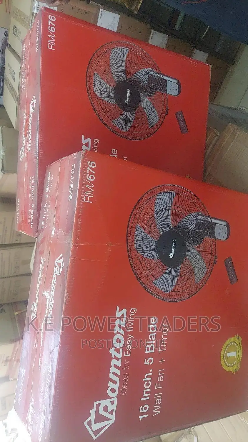 Ramtons Remote Wall Fan