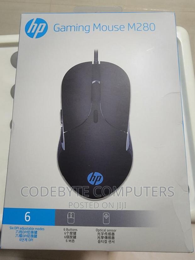 HP USB Gaming Mouse M280 Black - 7ZZ84AA - main view