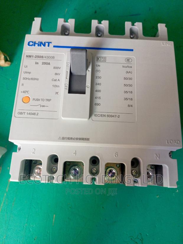 250amps Chint 4 Pole McCb.