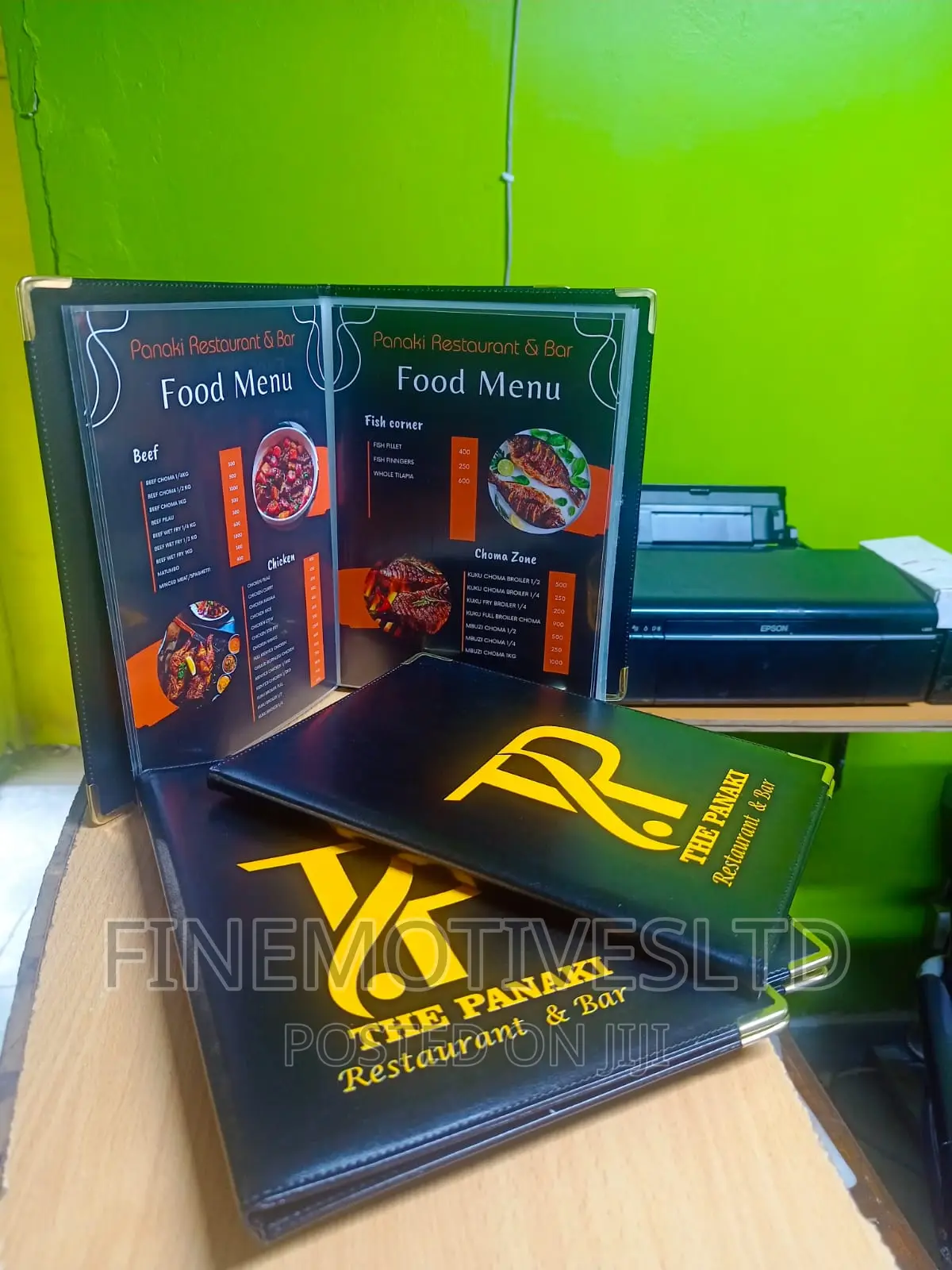 Menu Folder Plus Inserts