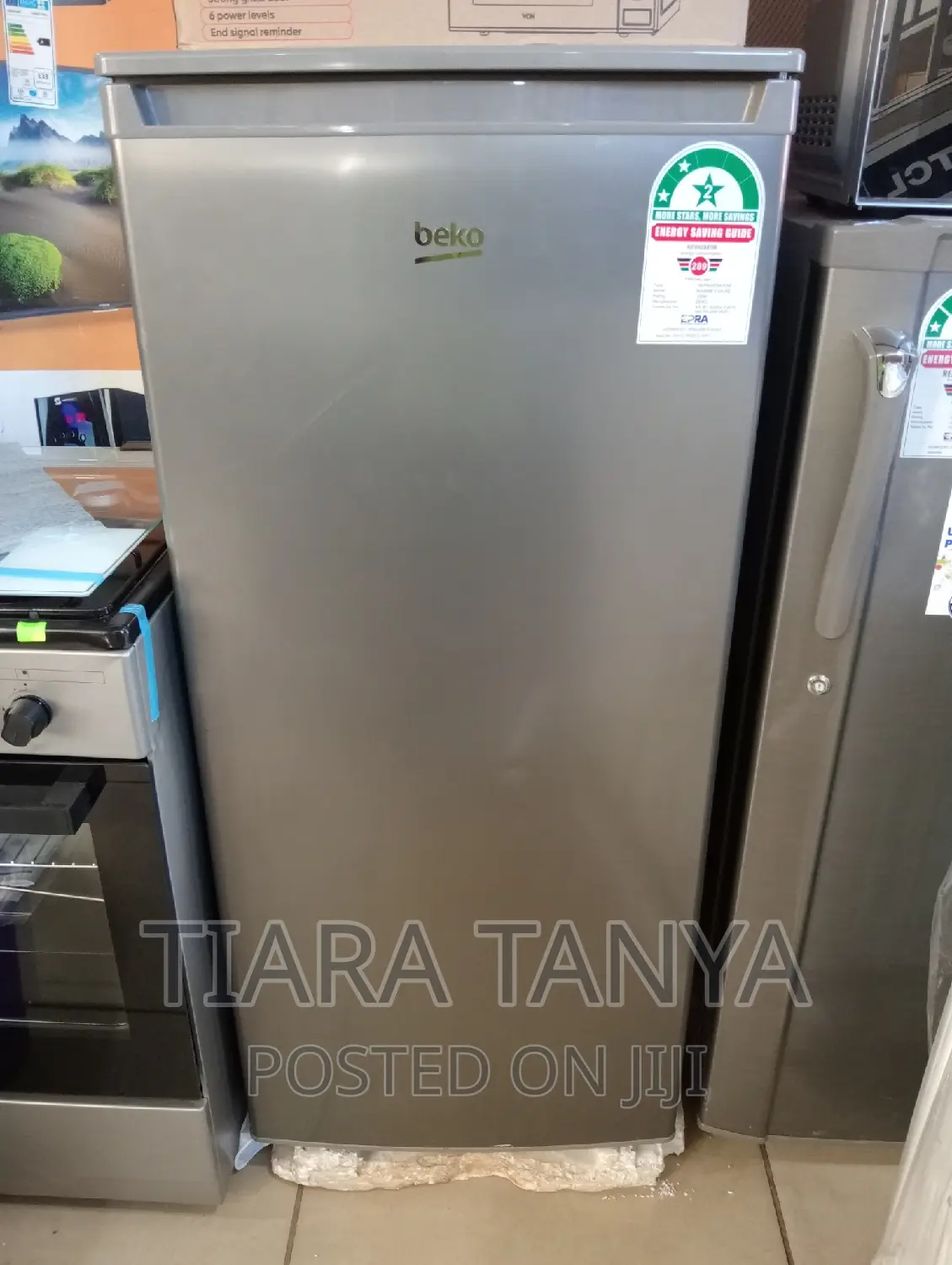 Beko Single Door Fridge – 198ltrs BAS598X UK KE