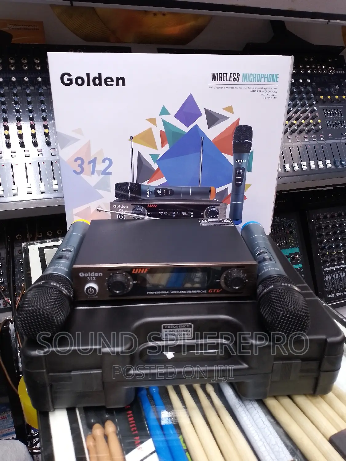 Golden 312 2in1 Wireless Microphone