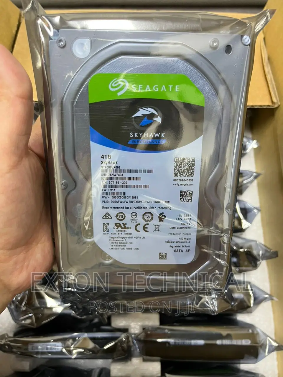 New Seagate 4tb Surveillance HDD Best for Dahua and Hikvision