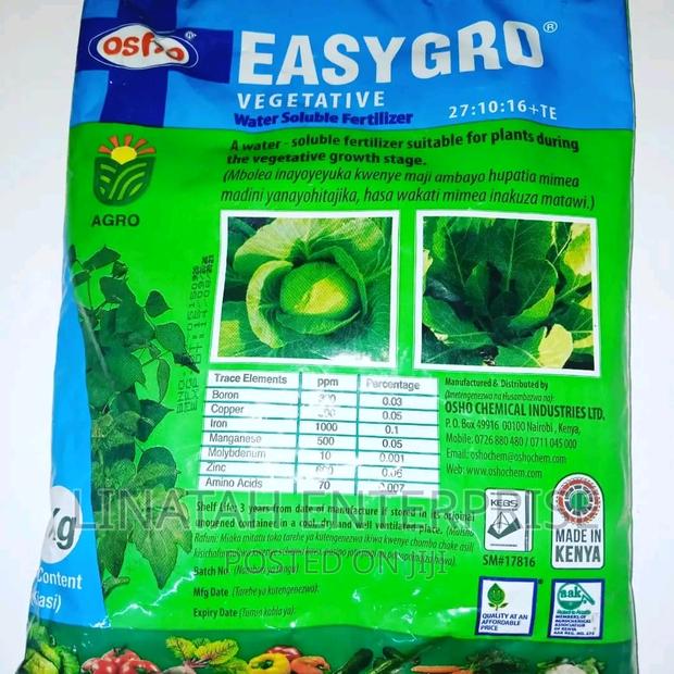 Easy Grow Vegetative 1kg N.P.K 27:10:16+Te