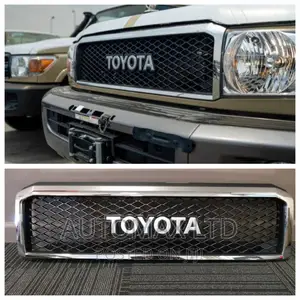 Front Black MESH Grille for Toyota Land Cruiser. 70 Series,