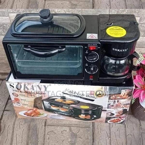 Breakfast Maker*,Sokany 3 in 1 Breakfast Maker With Grill