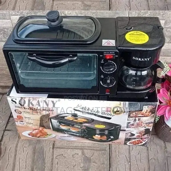 Breakfast Maker*,Sokany 3 in 1 Breakfast Maker With Grill