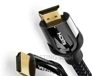 .Vention Nylon Braided HDMI Cable 1M Black Metal Type