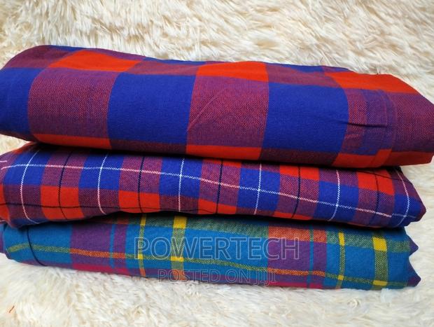 Maasai Shuka Throw Blanket.' - main view