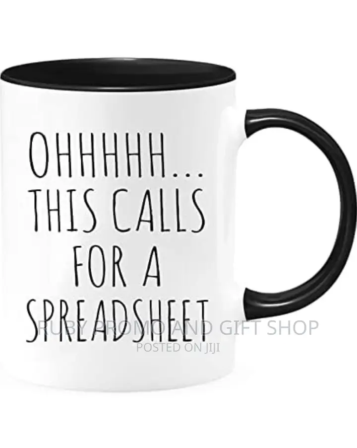 Two Tone Blackand White Branded Mug