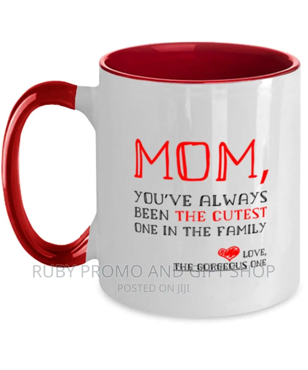 Red Two Tone Branded Mugs