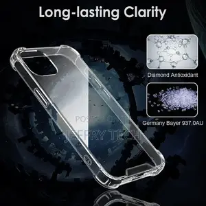 Anti-Shock Corners Made of Heat-Resistant iPhone 13 – Clear