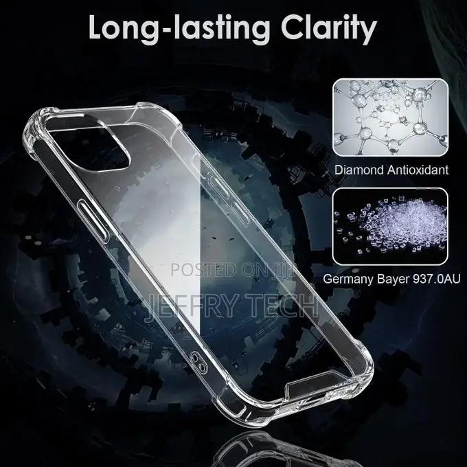 Anti-Shock Corners Made of Heat-Resistant iPhone 13 – Clear