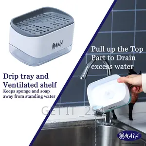 Soap Pump and Sponge Caddy