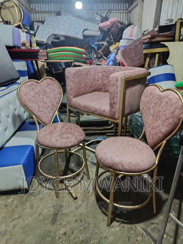 Styling Chair and 2 Manicure Chairs. - main view