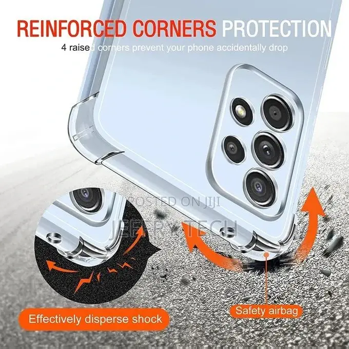 Transparent Cover With Anti-Shock Corners Samsung Galaxy A73