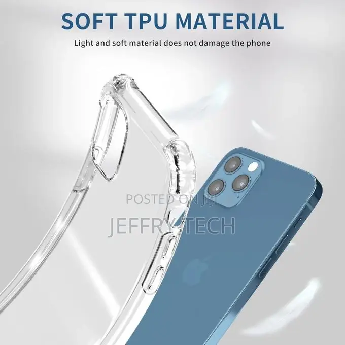Transparent Cover With Anti-Shock Corners iPhone 12 Pro Max