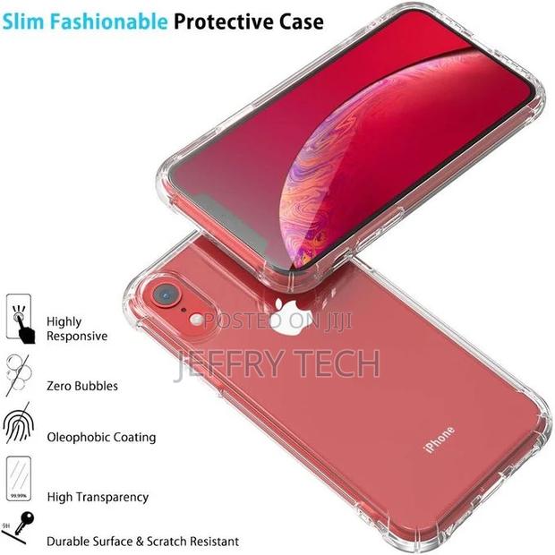 Transparent Cover With Anti-Shock Corners iPhone XR – Transp - thumbnail 2