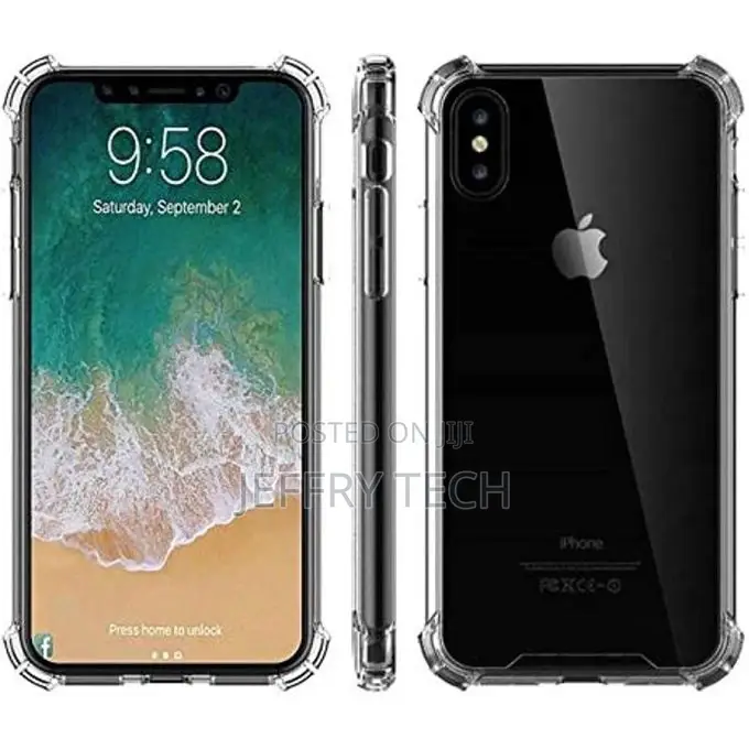 Transparent Cover With Anti-Shock Corners iPhone XS MAX – Tr